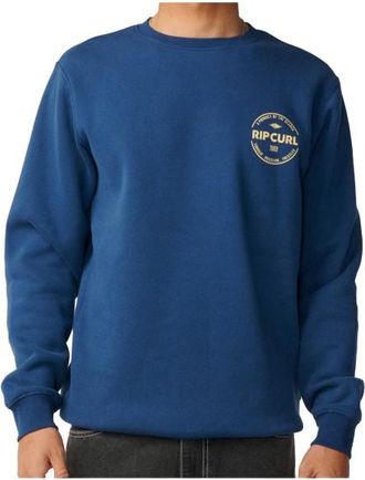 Rip Curl Staple Crew Pullover f&uuml;r Herren | blau