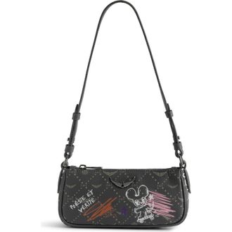 Zadig&Voltaire Monogram Shoulder Bag in Road at Nordstrom