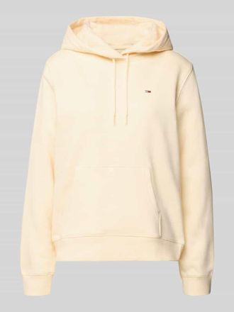 Tommy Jeans Regular Fit Hoodie aus Baumwoll-Mix in GELB, Gr&ouml;&szlig;e XL
