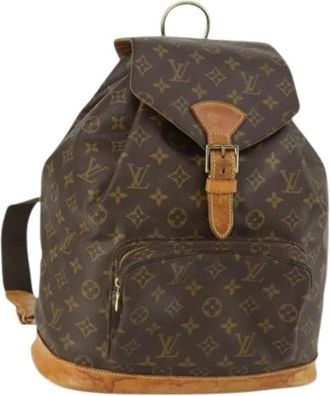 Louis Vuitton Pre-owned Backpacks, female, Brown, Size: ONE SIZE Pre-owned Vintage Backpack