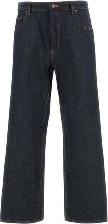 Thom Browne Dark Blue Mid Rise Jeans