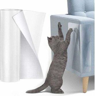 OEM Protector Antiara&ntilde;azos Para Sof&aacute;s Ulisemprotection Para Gatos - Rollo Autoadhesivo Transparente De 30 Cm X 5 M - Protectores Antiara&ntilde;azos Para Muebles