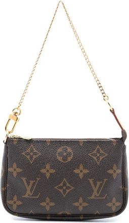 Louis Vuitton Pre-owned Shoulder Bags, female, Brown, Size: ONE SIZE Pre-owned Chain Handle Bag