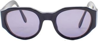 Chanel Pre-owned Plastic Zonnebril - Dames - Vintage Accessoires - Zwart - ONE Size - Vintage