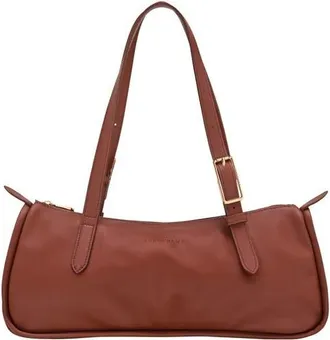 Longchamp Looong East/West Leather Shoulder Bag in Tonka at Nordstrom