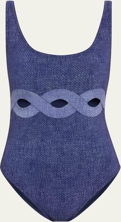 Karla Colletto Aelin Scoop-Neck One-Piece Swimsuit