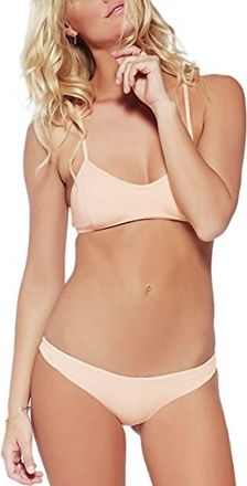 L*Space Solid Bernie Bikini Top In Creamsicle