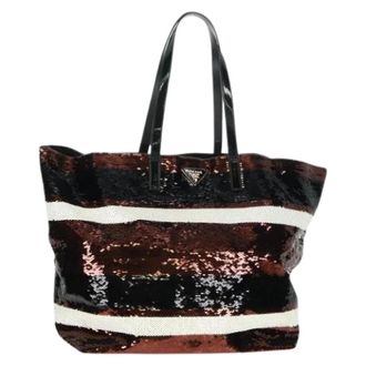 Prada Pre-owned Tote Bags, female, Multicolor, Size: ONE SIZE Pre-owned Vintage Tote Bag