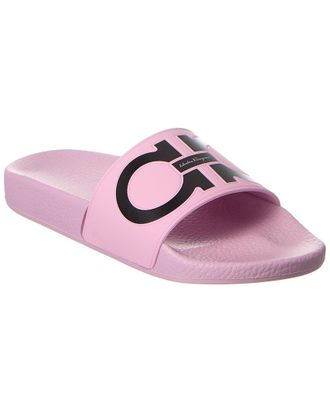 Ferragamo Groovy Rubber Slide