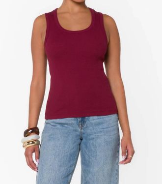 Velvet Heart Larissa Tank Top In Smoked Chipotle