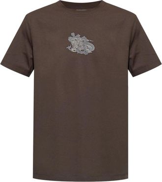 Burberry Hombre, Camisetas, Marrón, Talla: S