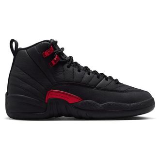 Nike Jordan Boys Retro 12 - Boys Grade School Basketball Shoes - Black / Red Size 3.5