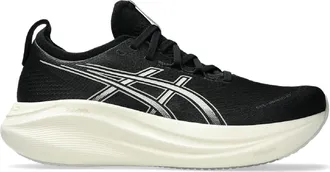 Asics Mens GEL-Nimbus 27 Road-Running Shoes Black 10.5