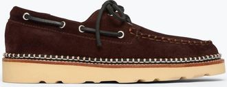 Freda Salvador Womens Collins Loafer In Coffee Suede