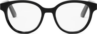 Dior Glasses, unisex, Black, Size: 50 MM MidnightO R1I Round Glasses