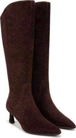 Naturalizer Deesha I8394L2205 Boots Womens Mahogany Suede Wide Calf Hawk2749