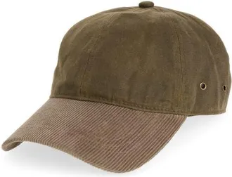 Open Edit The Lived-In Adjustable Baseball Cap in Olive Green at Nordstrom