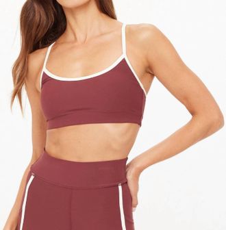 The Upside Womens Samara Bowie Bra In Sienna