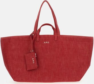 A.P.C. Borsa Tote Grande Le Drummer Toile