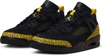 Nike Jordan Spizike Low Sneaker in Black/Speed Yellow at Nordstrom, Size 10.5
