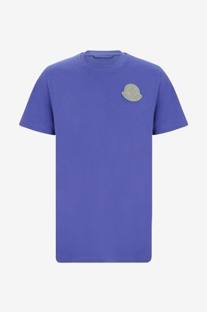 Moncler Kurzarm-T-Shirt mit Maxilogo