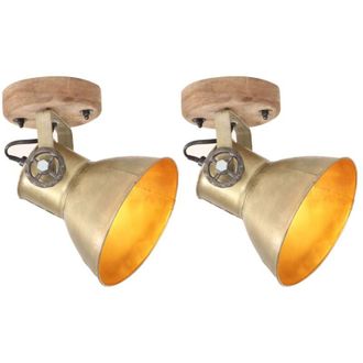 vidaXL Furniture Limited - Lampade da Parete/Soffitto 2 pz Industriale