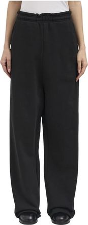 Entire studios Full Sweatpant - Dames - Wijde Broeken - Zwart - S - Katoen - Broeken