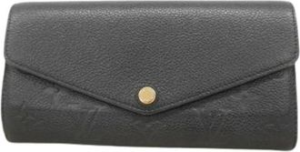 Louis Vuitton Pre-owned Wallets, female, Black, Size: ONE SIZE Pre-owned Vintage Long Wallet (bi-fold)