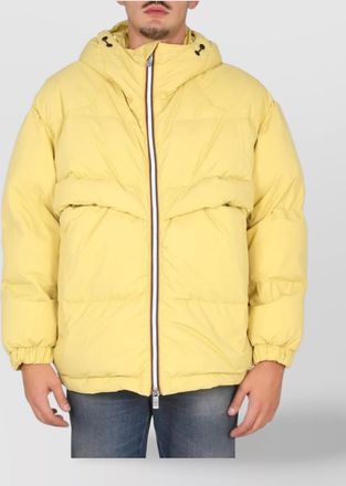 K-Way warm hooded quilted jacket