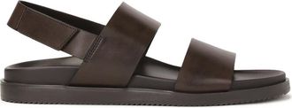 Kazar Schoenen, Heren, Bruin, 44 EU, Leer, Bruin leren herensandalen