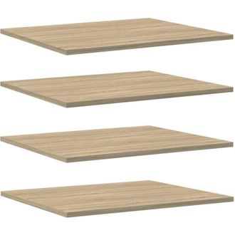 vidaXL Estante Estanter&iacute;a 8 Uds Contrachapada Roble Sonoma 60x50x1,5cm Vidaxl