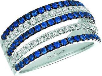 Le Vian 14K 0.96 Ct. Tw. Diamond & Sapphire Cocktail Ring