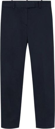 Brooks Brothers Stretch Katoen Cigaret Chino - Dames - Chinos - Blauw - L - Katoen - Broeken