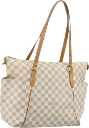 Louis Vuitton Pre-owned Tote Bags, female, Multicolor, Size: ONE SIZE Pre-owned Damier Azur Tote Bag