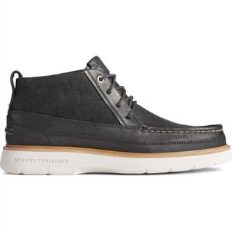Sperry Top-Sider MenS Plushwave Chukka High Top Shoe In Black