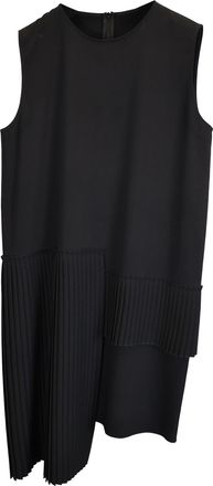Maison Margiela MM6 Maison Margiela Pleated Dress in Black Polyester