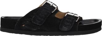 Isabel Marant Schoenen, Heren, Zwart, 44 EU, Leer, Lekson Sandalen