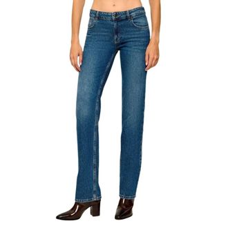 Liu Jo Charm Rechte jeans - Dames - Jeans - Blauw - Maat: W29 Katoen
