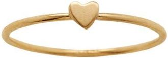 Made by Mary Heart Stacking Ring in Gold Filled at Nordstrom, Size 6
