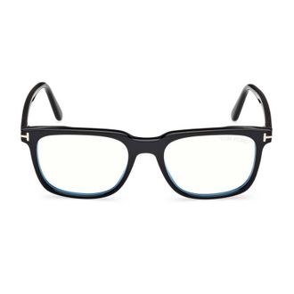 Tom Ford Blue Light Block Square Mens Eyeglasses FT6080-B 001 55