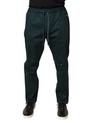 Dolce & Gabbana Cotton-Elastane Joggers - Green