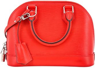 Louis Vuitton Red Epi Leather Alma Bb (Authentic Pre-Loved)