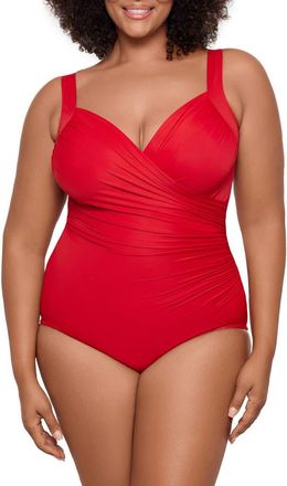 Miraclesuit Sanibel Underwire One-Piece Swimsuit in Cay at Nordstrom, Size 16W