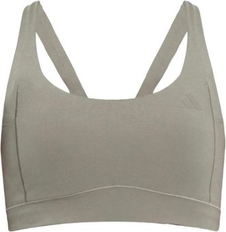 adidas Sport Bras, female, Gray, Size: XS Optime Training Bra
