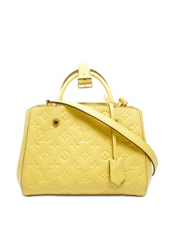 Louis Vuitton 2014 BB Montaigne Monogram Empreinte handbag - Geel