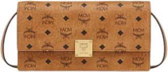 MCM Stijlvolle Brandy Tassen Collectie - Dames - Schoudertassen - Bruin - ONE Size - Tassen