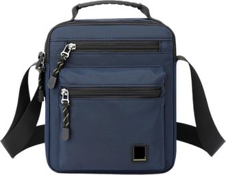 Generic Compatible For Men Shoulder Bag Outdoor Travel Handbag Good Messenger Oxford Tote Crossbody(Dark Blue)