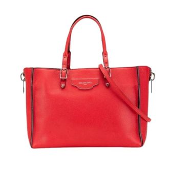 Balenciaga Pre-owned Tote Bags, female, Red, Size: ONE SIZE Pre-owned Vintage Leather Tote Bag