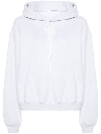 Alexander Wang Hoodie met logoprint - Grijs