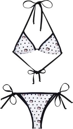 GCDS Betty Boop bikini - Dames - Bikinis - Wit - S - Polyester - Badmode
